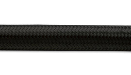 Vibrant -6 AN Black Nylon Braided Flex Hose (50 foot roll)