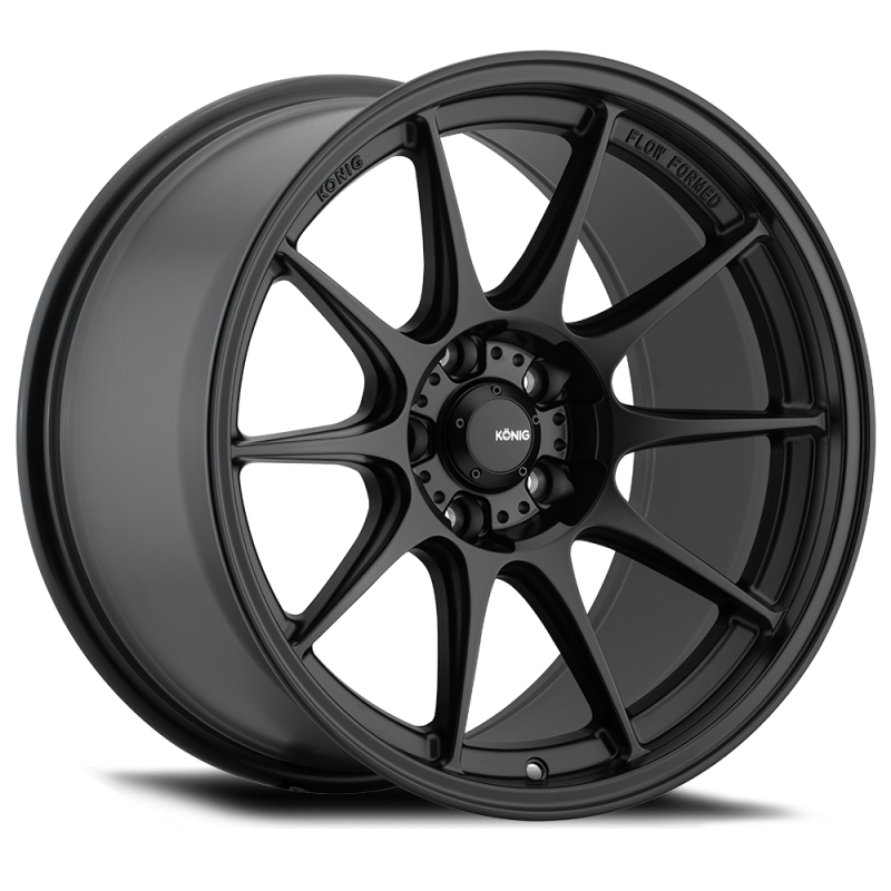 Konig Dekagram 15x8 4x100 ET25 Semi-Matte Black