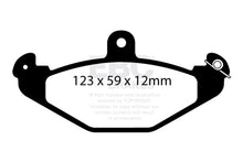 Load image into Gallery viewer, EBC 08+ Lotus 2-Eleven 1.8 Supercharged Yellowstuff Rear Brake Pads