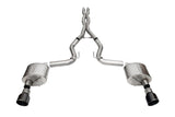 Corsa 24+ Ford Mustang GT Xtreme Cat-Back Ex. Sys. 3.0in Dual Rear Exit w/4.5in Black PVD Pro Tips