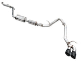 AWE Tuning Exhaust for 4th Gen Toyota Tacoma Dual Diamond Black Tips