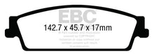 Load image into Gallery viewer, EBC 15+ Gac Yukon XL / Denali XL 1500 Extra Duty Rear Brake Pads