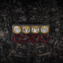 Load image into Gallery viewer, KC HiLiTES FLEX ERA LED Light Bar Bezel Kit for 10in. Segments - Red