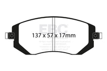 Load image into Gallery viewer, EBC 04-06 Saab 9-2X 2.0 Turbo Redstuff Front Brake Pads