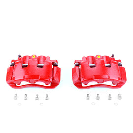 Power Stop 07-09 Chrysler Aspen Front Red Calipers w/Brackets - Pair