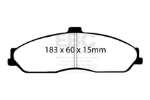 Load image into Gallery viewer, EBC 03-04 Cadillac XLR 4.6 Yellowstuff Front Brake Pads