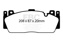 Load image into Gallery viewer, EBC 12+ BMW M5 4.4 Twin Turbo (F10) Yellowstuff Front Brake Pads