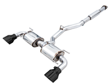 AWE Tuning Subaru BRZ/ Toyota GR86/ Toyota 86 Touring Edition Cat-Back Exhaust- Diamond Black Tips