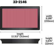 Load image into Gallery viewer, K&amp;N Replacement Air Filter TOYOTA LANDCRUISER V8-4.7L; 1999-2000