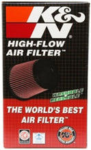 Load image into Gallery viewer, K&amp;N Universal Chrome Round Tapered Air Filter 3in FlangeID / 6in Base OD / 4.5in Top OD / 8in Height
