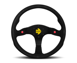 Momo MOD80 Steering Wheel 350 mm -  Black Suede/Black Spokes