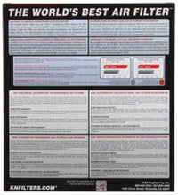 Load image into Gallery viewer, K&amp;N Replacement Filter 11.25in O/S Length x 10in O/S Width x 1.25in H for 13 Cadillac XTS 3.6L V6