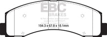 Load image into Gallery viewer, EBC 2018+ Ford F-150 2.7L Twin Turbo (2WD) Greenstuff Front Brake Pads