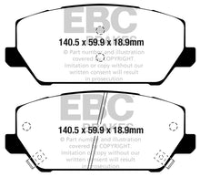 Load image into Gallery viewer, EBC 2019+ Hyundai Veloster N (2nd Gen) 2.0L Turbo Redstuff Front Brake Pads
