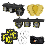 KC HiLiTES 2021+ Ford Bronco FLEX ERA 3 Dual Mode SAE Fog Light Pocket Kit