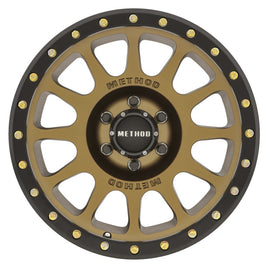 Method MR305 NV 18x9 0mm Offset 6x5.5 108mm CB Method Bronze/Black Street Loc Wheel